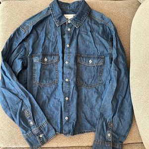 Denim Button Down Shirt